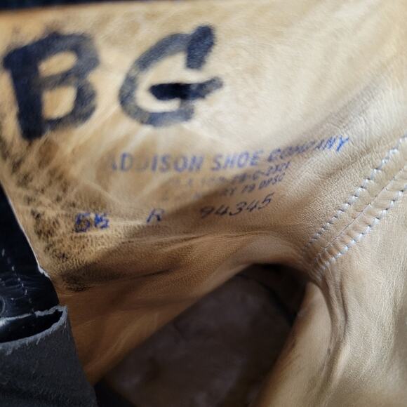 Vintage Addison Shoe Company Steel Toe Leather Boots Men's 5.5 Woman's 7… - Picture 8 of 14